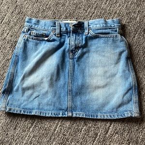 Gap jean skirt